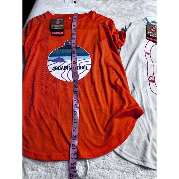 Arcadia Trail logo tee tan and orange dog size XXL - Picture 7 of 8